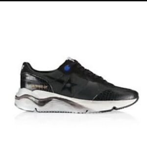 Golden Goose Black and Blue Athletic Shoes